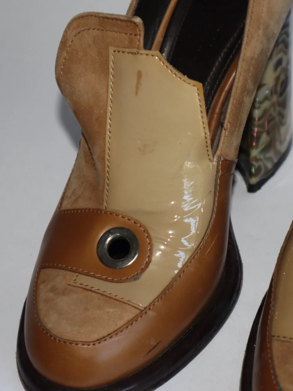 J.W. Anderson Landscape Column Heel Loafers Women's 38